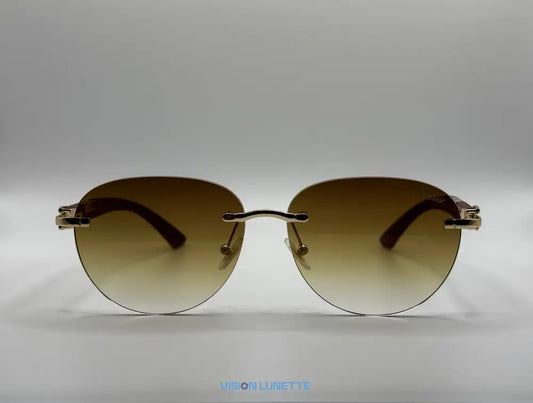 Lunettes CARTIER MARRON CR-1110