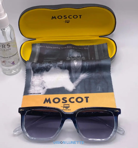 Lunettes MOSCOT BLEU-TRANSPARENT MS-1017 Boîte de marque