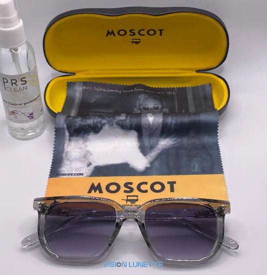 Lunettes MOSCOT GRIS-TRANSPARENT MS-1018 Boîte de marque
